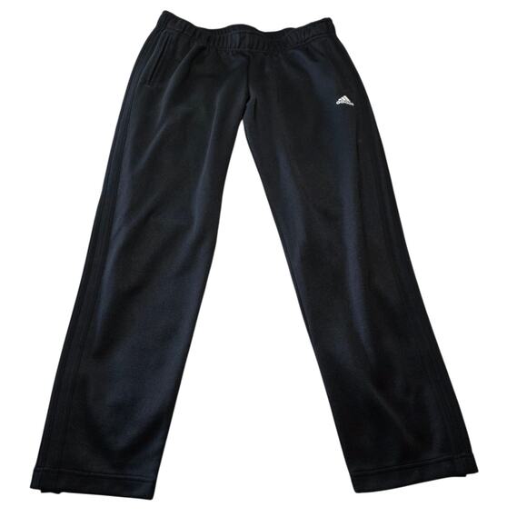 Adidas Men’s Break Away Warm Up Pants M Black Stripe Side Snap Legs Athletic - Picture 1 of 5